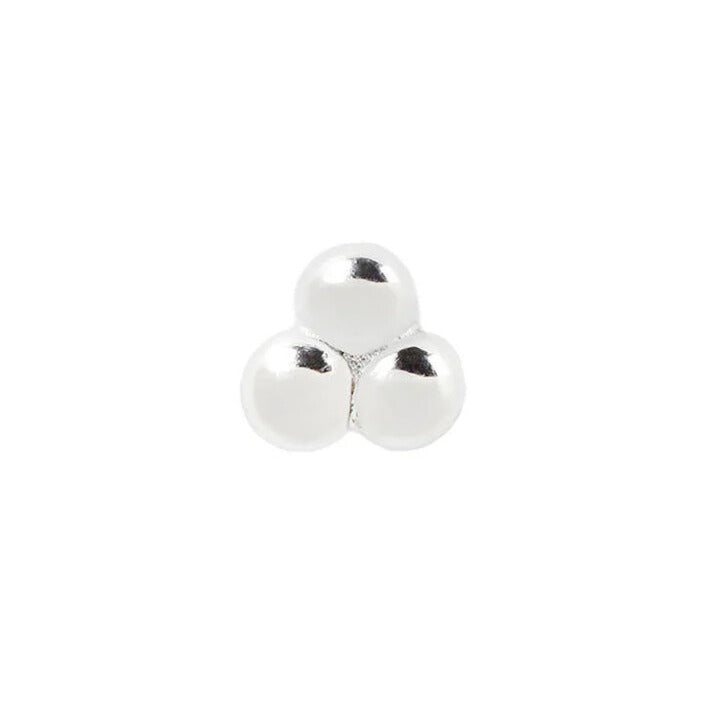 14k Gold 3 Bead Cluster