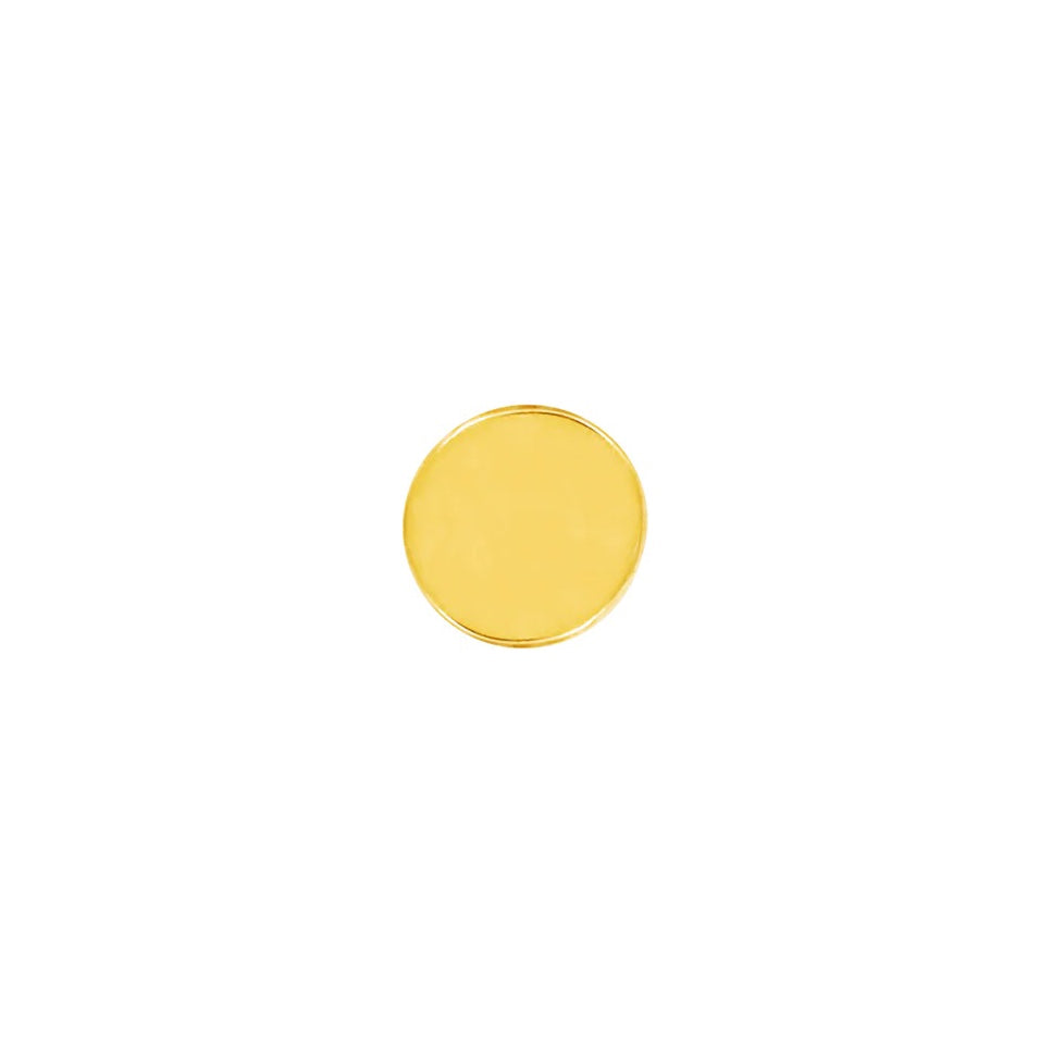 14k Gold Disk