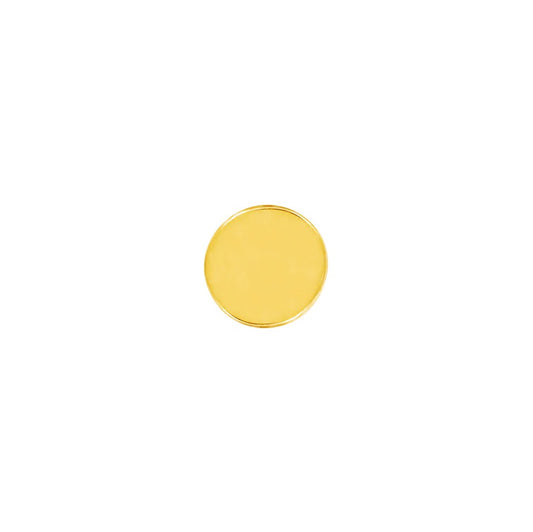 14k Gold Disk